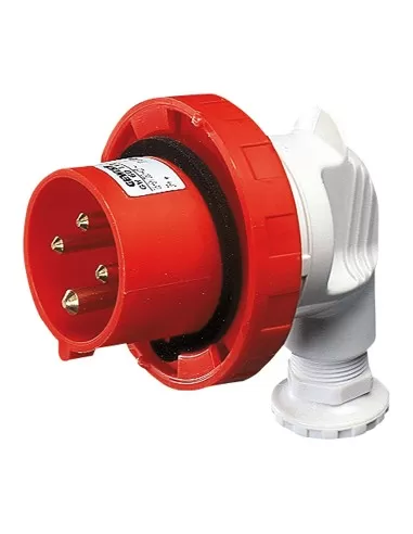 Enchufe Gewiss de 90ø para armario estanco, 3 polos, 16 A, 230 V, 9 h, gw60110